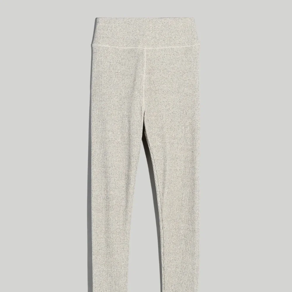 Madewell Gray Ribbed Leggings